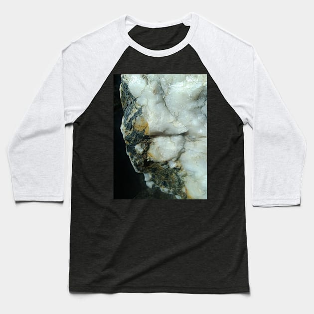 Quartz rock Baseball T-Shirt by cjeff13